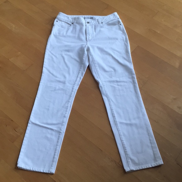 Chico's Platinum Womens Jeans White Size 1 Nice! - Picture 2 of 8